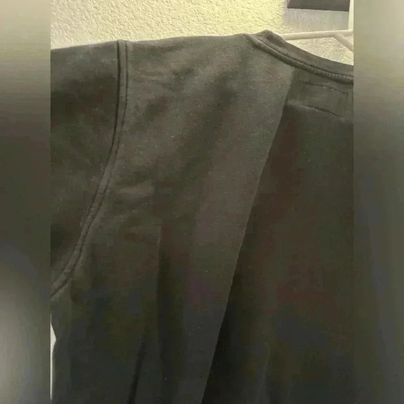 Hurley Black Crewneck Sweatshirt Men’s L Minimalist Fleece Athleisure Everyday - Picture 5 of 7